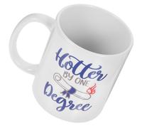 INOOMP Mug Café en Céramique Blanche, Décoratif, Thème Graduation | Style Simple et Créatif, Robuste et Facile à Nettoyer, pour Fête, Présent de Fin D’études