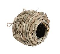 INOOMP Nid Oiseau Naturel Tissé Perchoir Suspendu pour Oiseaux De Compagnie Accessoires Alimentation Créatif