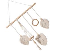 INOOMP Organisateur De Bandeau Macramé Cintre Pour Nœuds De Cheveux Support Suspendu Pour Serre-tête Et Pince à Cheveux Décoration Murale Style Bohème Pour Maison