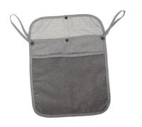 INOOMP Organisateur De Poussette Toile Grise Suspendu Pour Accessoires De Rangement Pratique Pour Couches Serviettes Et Collations