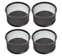 INOOMP Organiseur Multifonctionnel pour Trombones en Filet Lot de 4, Conteneur de Bureau Support pour Fournitures Scolaires, pour Espace de Travail à Domicile