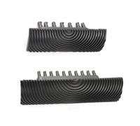 INOOMP Outil à Grain de Bois en Silicone Noir 2 Pcs pour Décoration Murale DIY Facile à Utiliser Effet Bois Réaliste pour Salon et Bureau