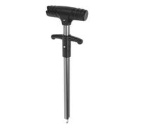 INOOMP Outil de Dégorgement T-Forme en Acier Inoxydable et Alliage d'Aluminium, Extraction Rapide des Hameçons, Résistant aux Intempéries, Polyvalent pour Pêche en Mer Eau Douce