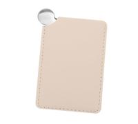 INOOMP Palette de Maquillage en Acier Inoxydable Argenté, Outil Polyvalent pour Fond de Teint et Nail Art, Compacte Déplacements