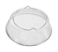 INOOMP Panier Brochette INOX Vertical pour Air Fryer et Four Électrique Accessoire Gain de Place Compact et Facile à Nettoyer Compatible Friteuse Ronde et Barbecue