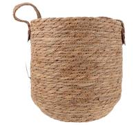 INOOMP Panier de Fleurs tissé : Cache-Pot pour Plantes d'intérieur, Panier de Pique-, Organisateur, Support de Pot de Plantes succulentes tissé à la Main avec poignée pour Une décoration