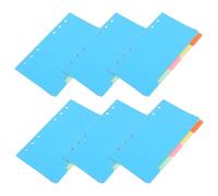 INOOMP Papiers de Remplacement et Présents D'anniversaire 30 Pièces en Papier Coloré Intercalaires Onglets Pratiques Couleur Aléatoire pour Carnets de Poche pour