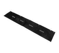 INOOMP Paquet de Rangement de Bureau Noir en Polyester 4 Poches Résistantes la Déchirure, Organisateur de Papier Suspendu pour Classement de Dossiers et Magazines Bureau