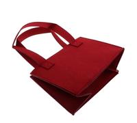 INOOMP Paquet De Rangement en Feutre à Vin Rouge pour 6 Bouteilles, Épais Et Solide, Fourre-Tout Pratique pour Transport, pour Fêtes Et Voyages, Pochette Multi-cellules Pliable
