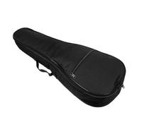 INOOMP Paquet de Transport pour Ukulélé 21 Pouces Rembourré en Coton Épais Noir, Paquet de Voyage Imperméable Pochette Accessoires, Housse de Protection Confortable et Respirante