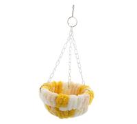 INOOMP Paradis Hiver pour Oiseaux Et Chaud pour Perroquets Lit Suspendu avec Anneau De Balançoire Accessoires De Cage pour Confort Optimal Hiver