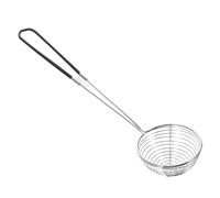 INOOMP Passoire Araignée Inox Petite Maille pour Cuisine Écumoire Dérapante Suspension pour Friture et Pâtes Ustensile Cuisine Inox Pratique et Légère