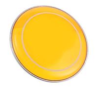 INOOMP Peau de Batterie Double Couche 10 Pouces Couleur Brune Finition Huilée pour Grosse Caisse et Caisse Claire, Protection Résistante et Surface de Tambour Adaptée aux Percussions