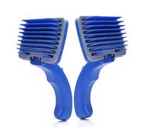INOOMP Peigne De Toilettage Plastique Pour Chien Pet Dog Comb Petit Modèle Pour La Perte De Poils Pour Chiots Couleur Bleue