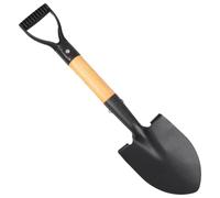 INOOMP Pelle Multifonctionnelle de Jardin en Acier 36 Cm, Outil Manuel pour Plantation, Désherbage et Ameublissement du Sol, Outil de Jardinage Polyvalent pour Terrasse et Potager