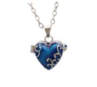 INOOMP Pendentif Cœur Cuivre pour Cendres de Compagnon Urne Mémoire Portable avec Chaîne Accessoire Animaux Décoratif Souvenir Élégant à Porter