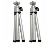 INOOMP Perche à Selfie pour Téléphone et Tige de Retardateur Portable Légère en Alliage D'aluminium, Mini Trépied Flexible 2pcs pour Smartphone et Appareil Photo, pour Voyage