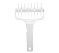 INOOMP Perforatrice à Pizza en Plastique Blanc Étanche et Facile à Nettoyer Outil à Pizza Maison pour Préparer la Pâte