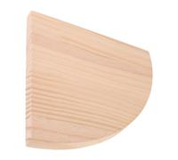 INOOMP Petite Étagère D’Angle Murale en Bois, Forme Triangle, 8x8x0,6 | Salle de Bain et Salon, Surface Lisse, Stabilité Renforcée, pour Photo et Plante