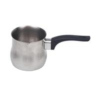 INOOMP Pichet à Lait Acier Inoxydable pour Latte Art Mousseur de Lait Lisse avec Bec Verseur Ergonomique Pot à Mousse pour Café et Boissons Variées