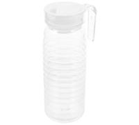 INOOMP Pichet Design Créatif en Acrylique Épais Transparent à Eau 1,1l Bec Verseur et Grosse Capacité, pour Hôtels et