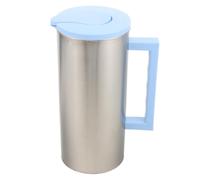 INOOMP Pichet isotherme avec couvercle et poignée, carafe à eau en acier | Carafe isotherme hermétique de 1,8 L pour boissons froides, thé glacé, chocolat chaud, distributeur de boissons pour le