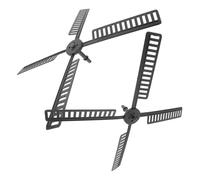 INOOMP Pièces Détachées pour Moulin à Vent Pales d'Éolienne de Jardin en Plastique 2 Ensembles 20,5 X 20,5 Cm Accessoires Étanches Résistantes aux Intempéries Remplacement pour Moulin à Vent Solaire