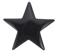 INOOMP Pierre Naturelle D'étoile Pentagramme Sculptée la Main, Ornement Décoratif Bleu Sable Poli, Accessoire DIY pour Décoration Intérieure et Cristaux, Taille pour Bureau