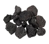 INOOMP Pierres De Lave D'aquarium 1 Ensemble De Roches Volcaniques Noires Galets De Lave Naturels Pierres Naturelles pour Cheminées Foyers Plantes Culture Décoration D'aquarium