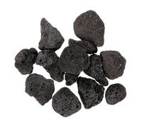INOOMP Pierres Volcaniques Noires Naturelles Poreuses 250g pour Aquarium Tortue, Décor Aquatique et Jardin D'intérieur, Galets Décoratifs pour Bassins et Bonsaïs