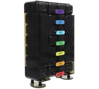INOOMP Pilulier et Compact en Plastique Compartiments Individuels Portable Réutilisable et Rangement Valise, Organisateur de Pilules Semaine Pratique pour Voyage