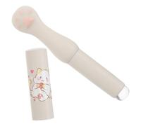 INOOMP Pinceau à Lèvres Brosse Ronde Anti-traces en Silicone Réutilisable de Griffe de Chat avec Capuchon pour Routine Maquillage et Paquet de Beauté