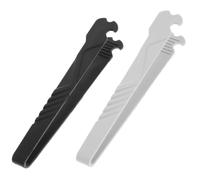 INOOMP Pinces Alimentaires Réutilisables 2pcs en Plastique Antidérapant et Solide pour Buffet, la Cuisine et Banquets, Ustensiles de Service Polyvalents