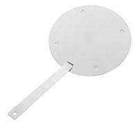 INOOMP Plaque Adaptateur Induction Ronde 200X3,4 MM en Acier Inoxydable Diffuseur de Chaleur Uniforme Poignée Sécurisée pour Cuisson Cuisinière à Gaz et Électrique