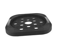 INOOMP Plaque de Base Portable pour Plateau Rond Réservoir de Gaz roulettes Fixes Support Pratique pour Transport Bouteille Gaz Barbecue