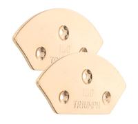 INOOMP Plaques de Talon Métallique Antidérapantes et Résistantes à L'usure pour Chaussures Kit de Réparation 2 Pièces pour Talon Avant Accessoires de Réparation de Semelles