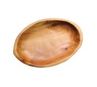 INOOMP Plateau Massif Ovale Moyen Plateau de Service pour Fruits et Collations Design Lisse et Classique Adapté Restaurants et Dîners Familiaux