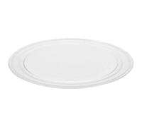 INOOMP Plateau pour Tournant en Verre Blanc pour -ondes 25,5 Cm, Résistant à L'usage Prolongé et Compatible Lave-vaisselle, Accessoire Essentiel Réchauffage