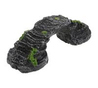 INOOMP Plateforme De Basking pour Tortues Résine Rampes Et Cachettes pour Reptiles Accessoire Aquarium pour Habitat De Tortues Et Lézards