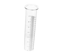 INOOMP Pluviomètre en Verre Borosilicaté Tube De Remplacement pour Jardin Extérieur 17,8 Cm Résistant Aux Intempéries Précision Mesure des Précipitations