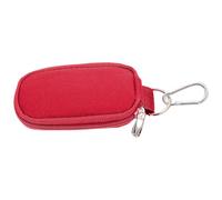 INOOMP Pochette de Transport Rouge pour Huiles Essentielles, Paquet de Rangement Compact 10 Compartiments pour Flacons 2-3 ML, Étui Léger et Portable Adapté au Voyage L’aromathérapie