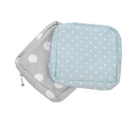 INOOMP Pochette Hygiénique Petit Format Lot de 2 Paquet Imprimés à Pois pour Adolescentes, Pratique pour Paquet à Main et Voyage