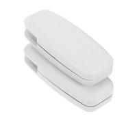 INOOMP Poignée pour Rideau Verticale en Plastique 2 Pièces, Accessoires pour Stores Verticaux, Poids de Traction Incliné pour Rideaux à Lamelles, Compatible Voilage Fenêtre, Contrôle