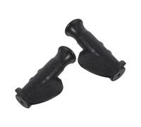 INOOMP Poignées pour Déambulateur Roulant 2 Pièces en Pvc Noir, Forme Ergonomique Antidérapante, Réduisant la Fatigue du Poignet pour Patients Handicapés en Rééducation Hospitalière