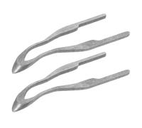 INOOMP Pointes de Stylo Pyrograveur 2 Pièces Numéro 4 en Métal Résistantes la Chaleur pour Pyrogravure sur Bois, Chauffage Rapide, Outil de Détail pour Dessin, Gravure et Ombrage