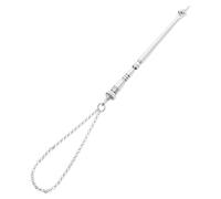 INOOMP Pointeur de Lecture Biblique Yad en Métal Argenté 17 Cm, Pointeur de Doigt Portable Style Tête D’oignon, Accessoire pour Lecture Torah la Maison, Synagogue ou Voyage