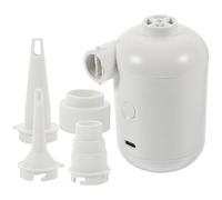 INOOMP Pompe à Air Électrique Portable Multi-Usage pour Objets Gonflables Débit de 140 L/Min, Design Compact Blanc en PVC pour Fêtes de Piscine et Usage Intérieur