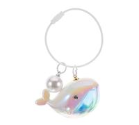 INOOMP Porte-clés Baleine Kawaii Décor De Sac à Dos Pendentif Suspendu Accessoire Compact Pour Clés Et Objets Personnels