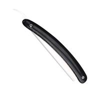 INOOMP Porte-rasoir en Plastique Noir Léger et Peu Encombrant pour Rasoir Droit et Barbe, Accessoire pour Coiffeurs et Présent Fête des Pères Couleur Aléatoire
