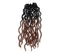 INOOMP Postiche Tressée au Crochet Goddess Locs pour Femmes, Cheveux Synthétiques 1b/27, Extensions Dreadlocks Souples Mèches Bou s, Coiffure Naturelle pour Usage Quotidien et Fêtes